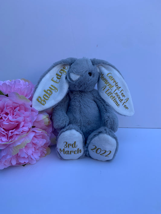 Personalised Baby Memorial Keepsake Bunny