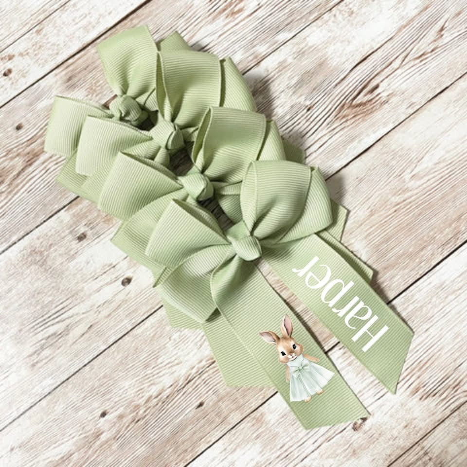 Personalised Easter Hair Bow