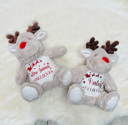 Personalised Reindeer Plush