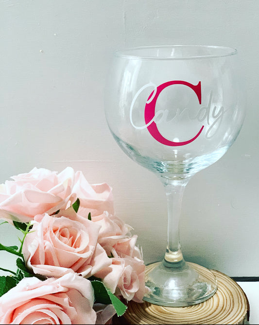 Personalised Gin Glass