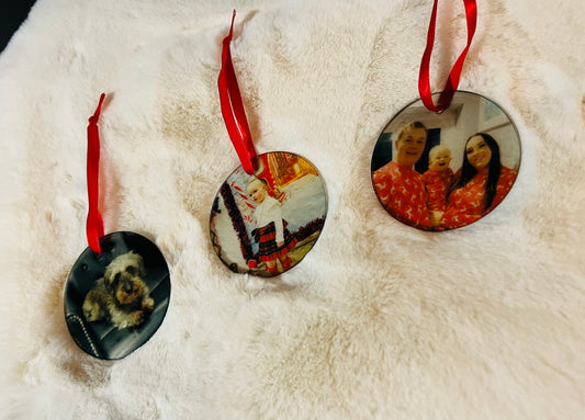 Custom Photo Bauble