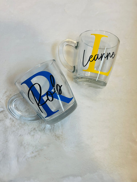 Personalised Glass Mug