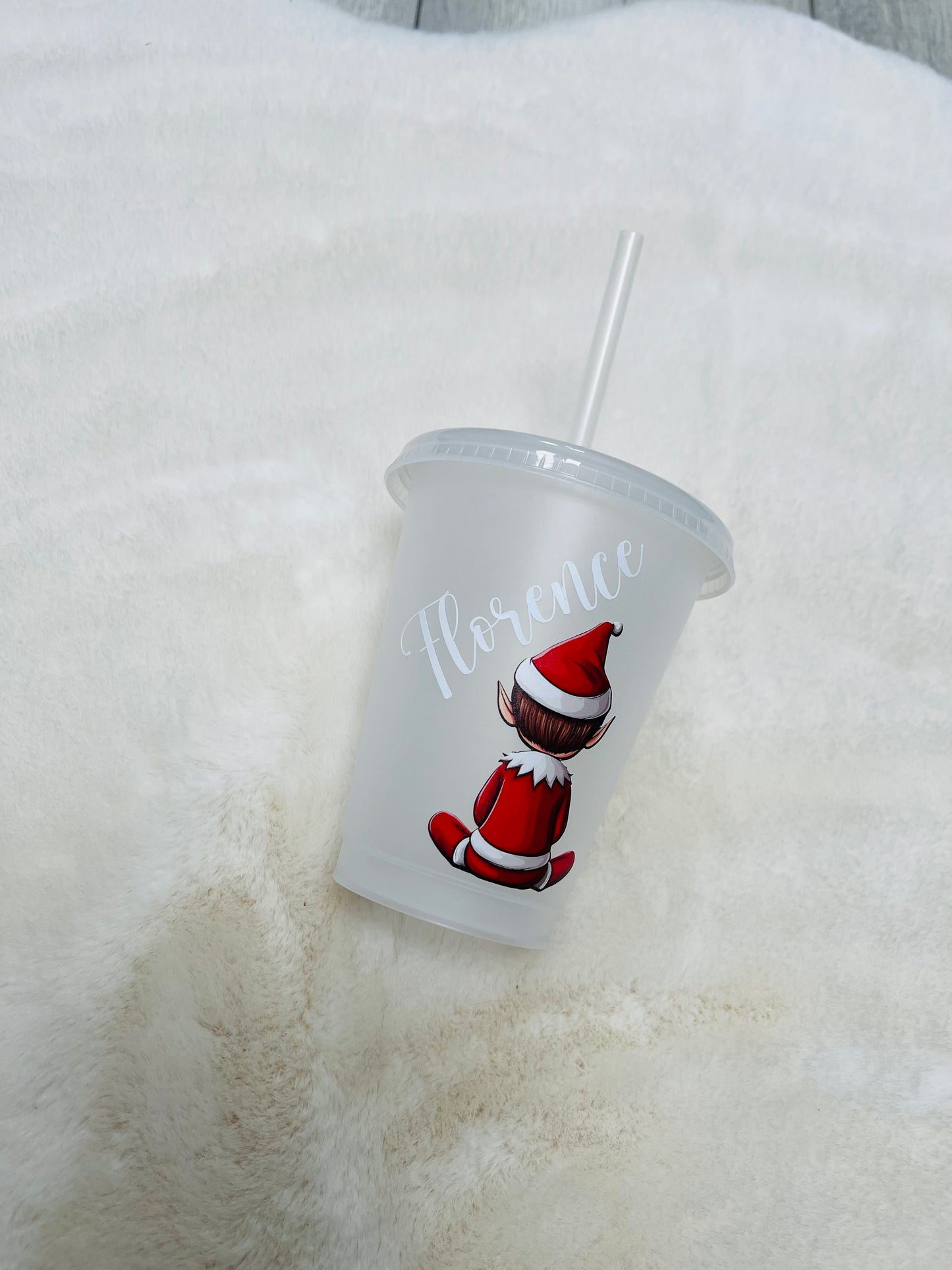 Personalised Elf Cold Cup