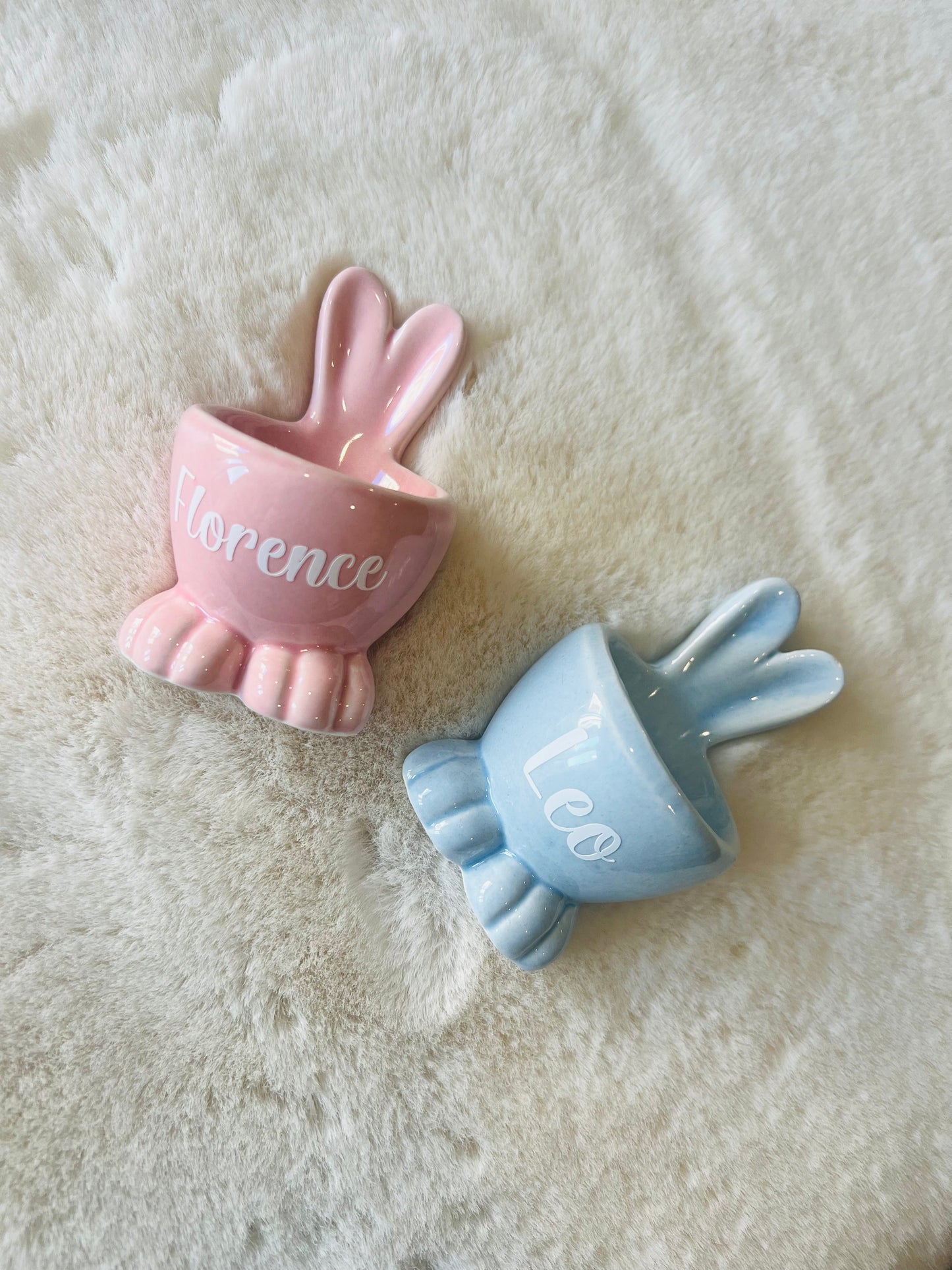 Personalised Bunny Egg Cup